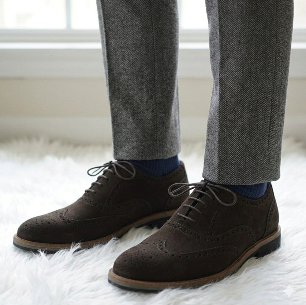 Classic Brown Men's Oxford Shoes